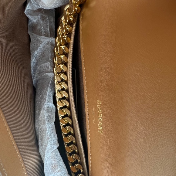 BURBERRY LOLA  CLUTCH MAPLE BROWN - Picture 12 of 16
